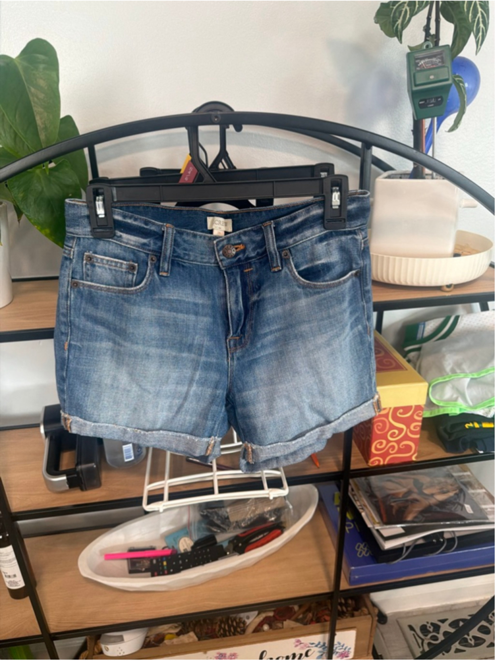 Women's J.Crew Blue Jean Shorts Size 25